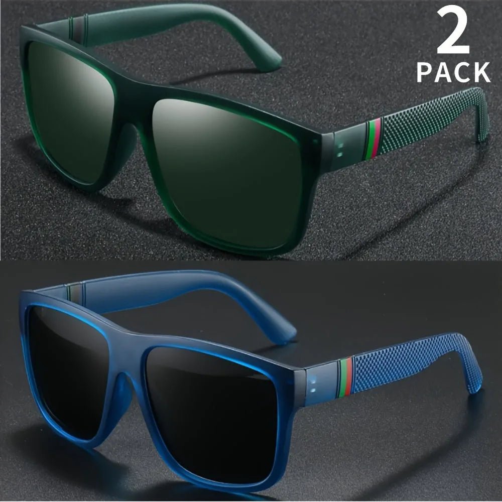 1/2PCS Polarized Sunglasses Brand Designer Vintage Sunglasses Man Fashionable Driving Sun Glasses Eyewear - BACKUPMYFILESNOW.COM®