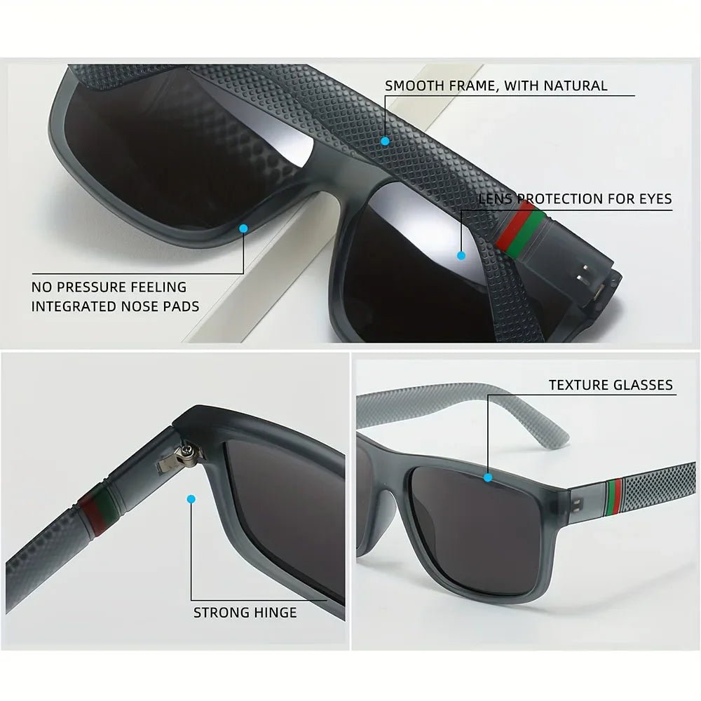 1/2PCS Polarized Sunglasses Brand Designer Vintage Sunglasses Man Fashionable Driving Sun Glasses Eyewear - BACKUPMYFILESNOW.COM®
