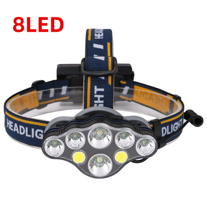 High-power ultra-bright USB charging long-range head-mounted headlight by My Store