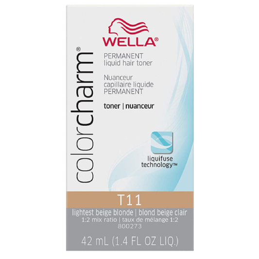 Wella Color Charm Permanent Liquid Hair Toner 1.4 Oz