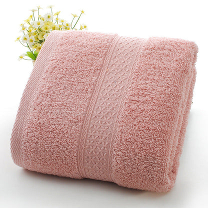Thickened bath towel beach towel by My Store, soft textured fabric in a full-size rectangular design