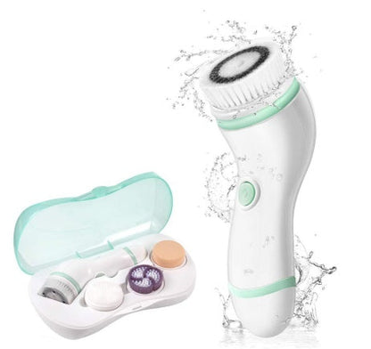 Electric waterproof facial cleaning brush by My Store for gentle skin cleansing