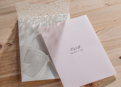 Personalized custom invitation, type 7 design displayed on a white background