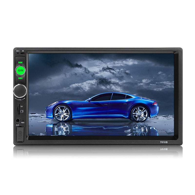 Car MP5 player dashboard stereo with touchscreen display and multimedia controls