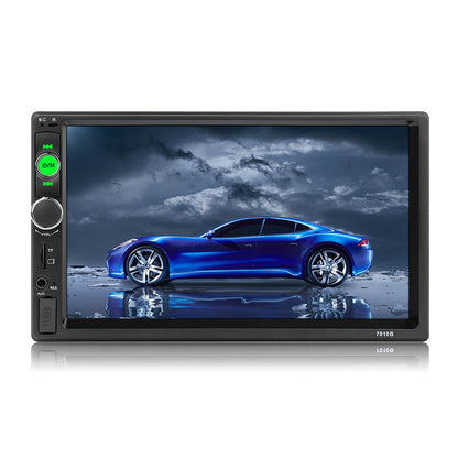 Car MP5 player dashboard stereo with touchscreen display and multimedia controls