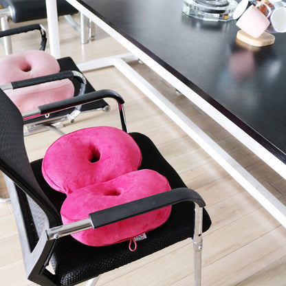 Multifunctional plush hip cushion in a soft, beautiful design