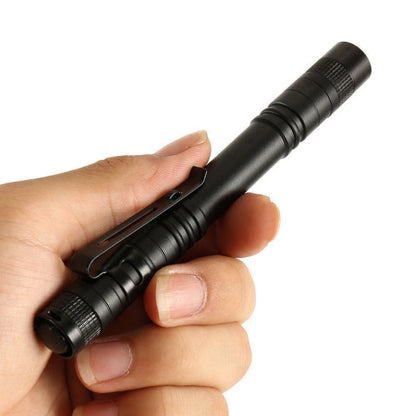 Aluminum LED flashlight with durable metal body from My Store