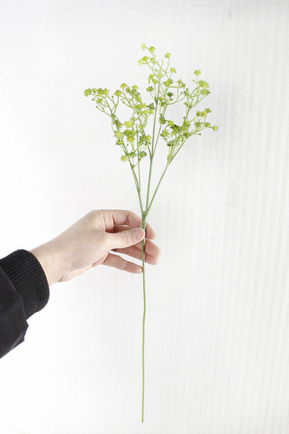 Artificial gypsophila flower stems with delicate white baby's breath blooms