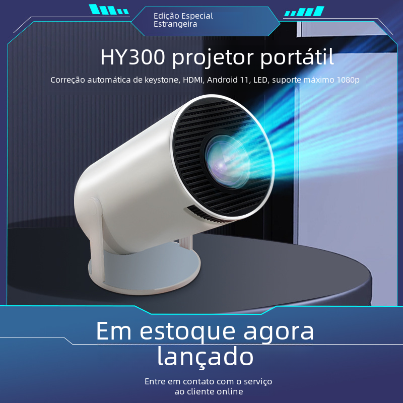 HY300 Portable Mini Projector 1080P Home Use