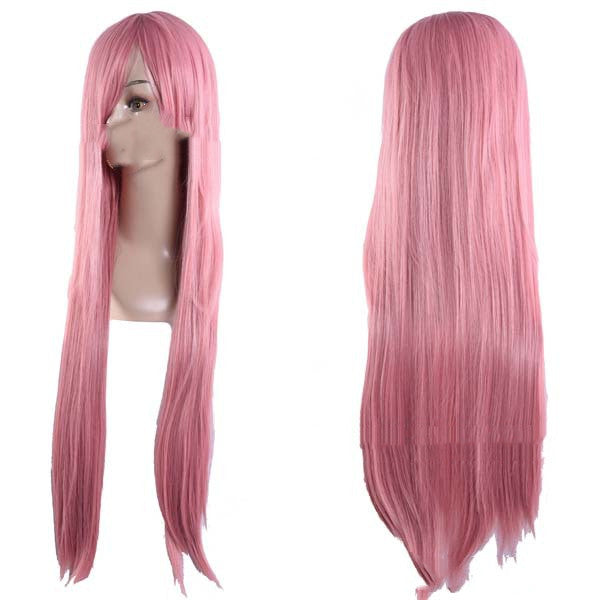 Anime long straight hair wig by My Store, full-length synthetic wig shown from the front