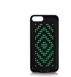 LED phone case with illuminated edge design, shown from the frontդրբեջ