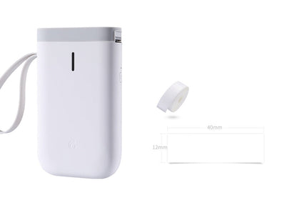 Small portable handheld printer with compact design for on-the-go printing
