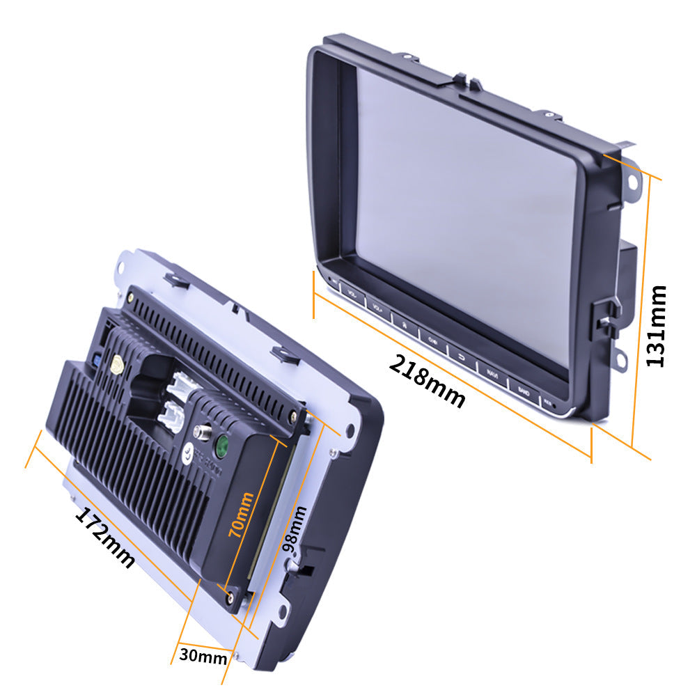 White variable-case MP5 Android GPS navigation player for car dashboards
