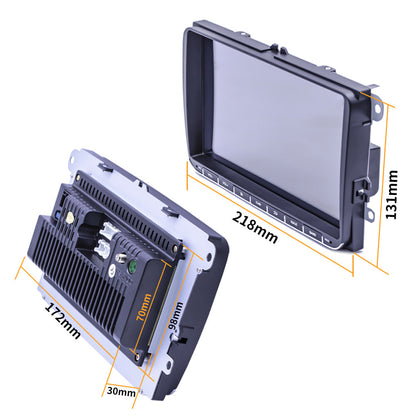 White variable-case MP5 Android GPS navigation player for car dashboards