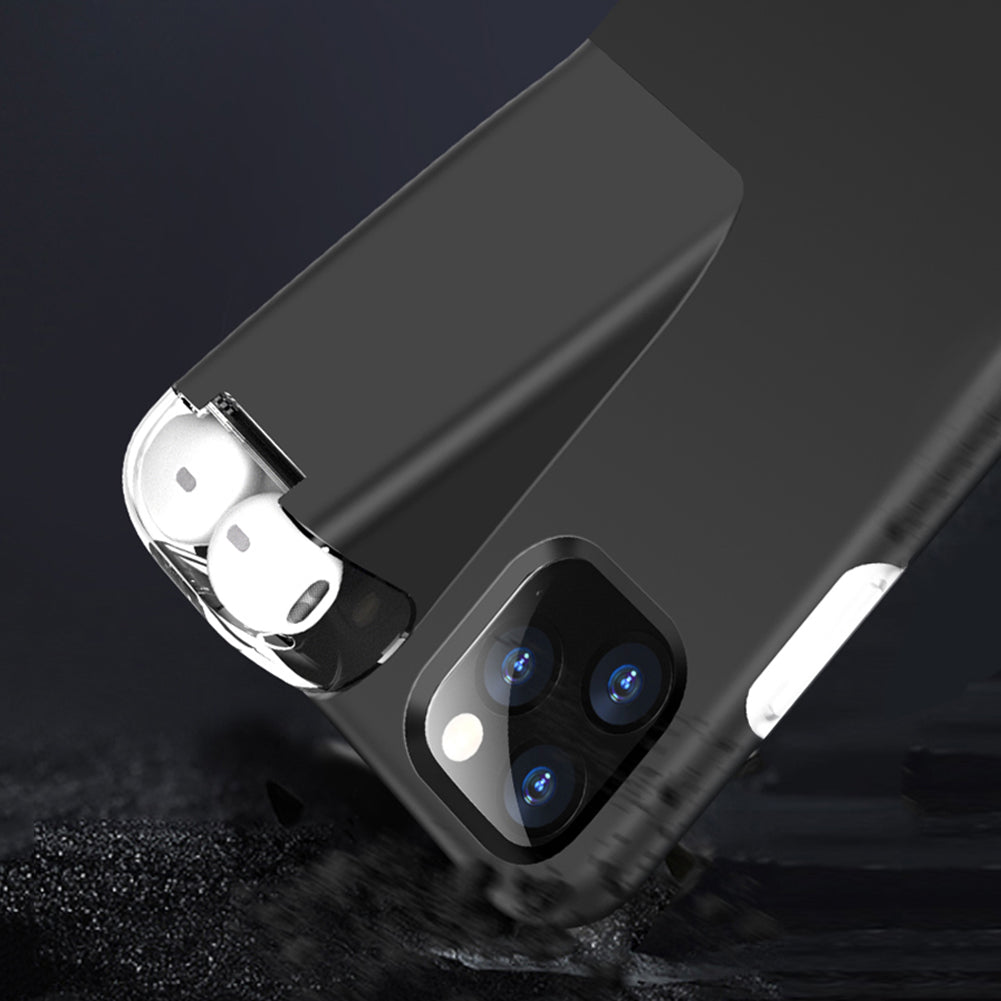Black edge cover for Apple AirPods charging case, compatible with iPhone