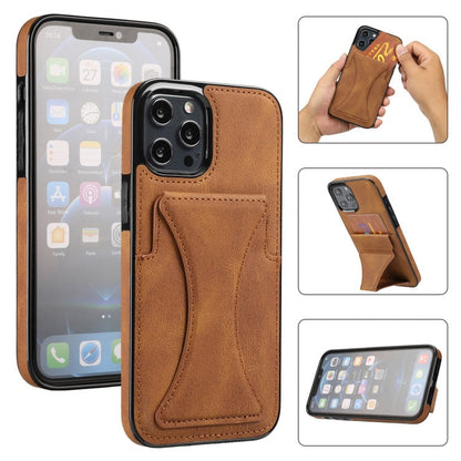 Leather case with card holder and wallet kickstand by My Store