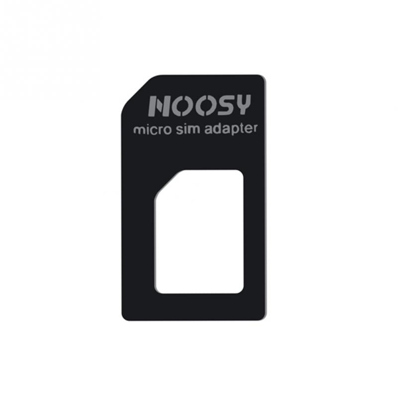 Three-piece SIM card set from My Store shown in standard, micro, and nano sizes