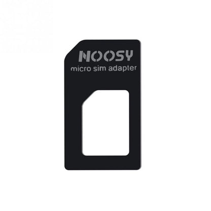 Three-piece SIM card set from My Store shown in standard, micro, and nano sizes