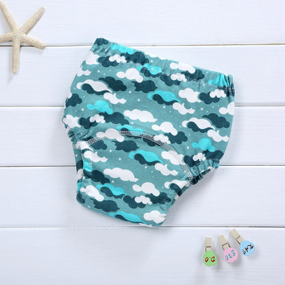 Baby absorbent underwear by My Store, soft reusable diaper-style underwear for infants