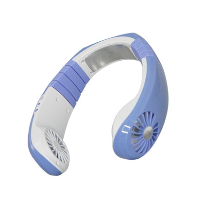 NEXFAN hanging neck fan in wearable hands-free design, shown from the front