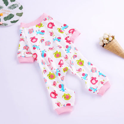 Cotton four-legged knit dog clothes by My Store
