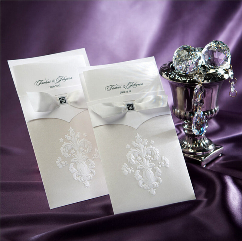 Personalized custom invitation, type 7 design on a white background