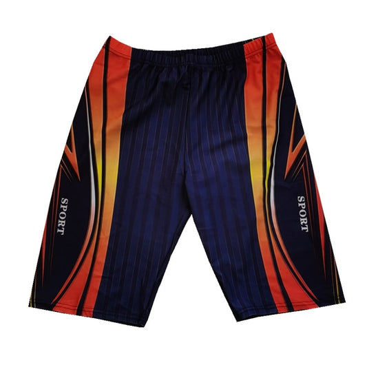 Men's five-point swimming trunks in men's swimwear, front view