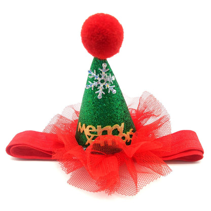 Christmas adjustable hat with festive design and adjustable fit