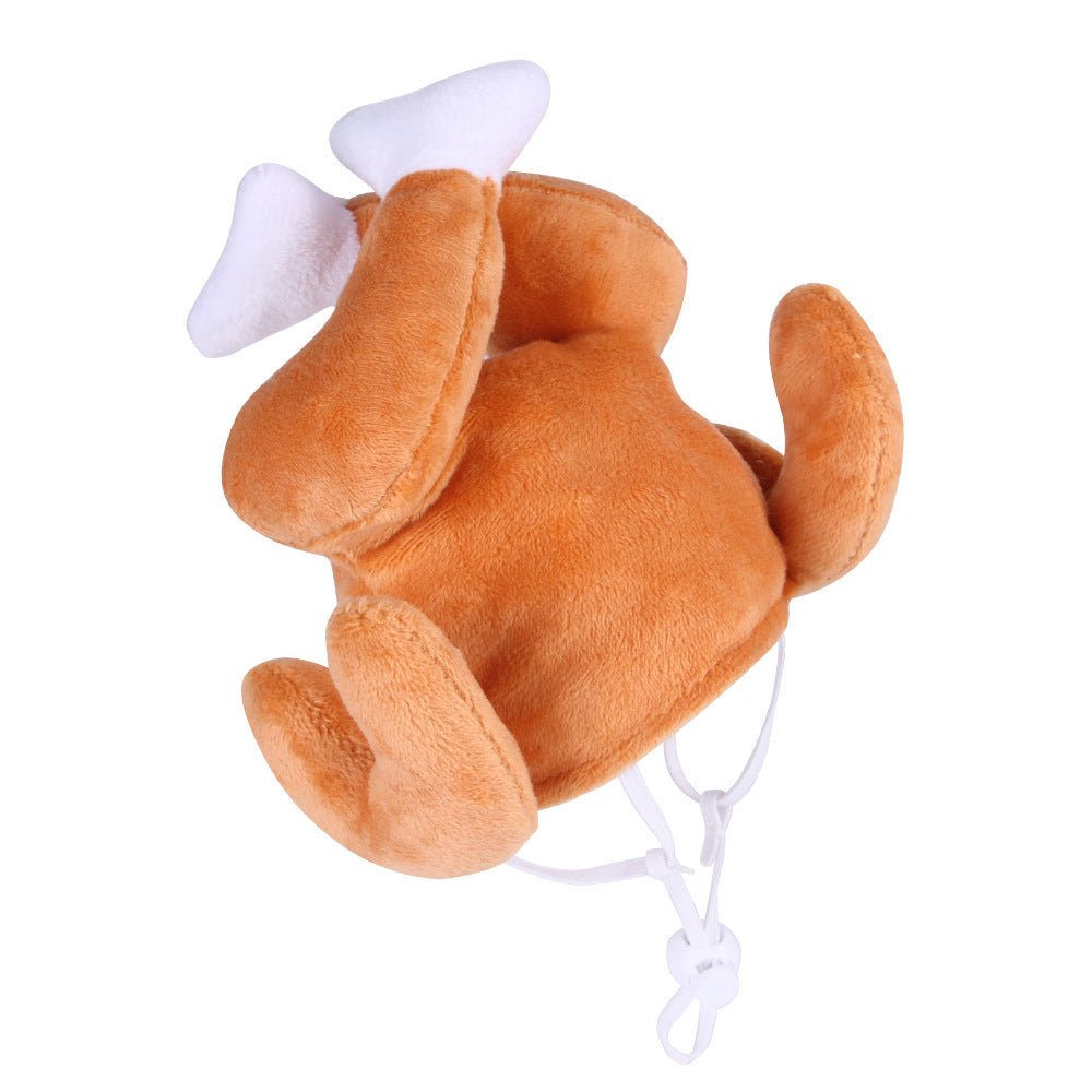 Funny pet dog cat costume warm hat photo prop headwear
