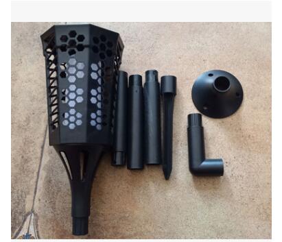 LED solar torch light outdoor garden lawn lamp with waterproof design for landscape decoration