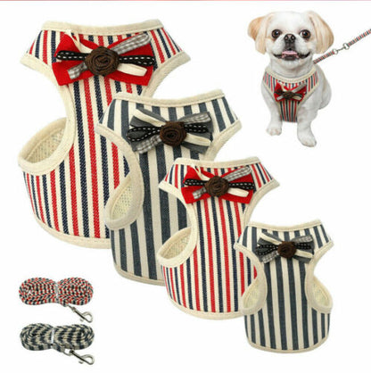 Cute breathable chest strap tank top style dog harness for pets