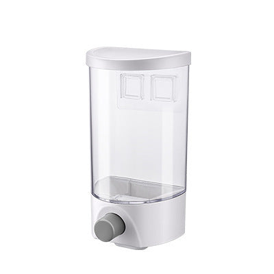 Transparent storage tank sealed box viewed from the front, clear container with secure lid