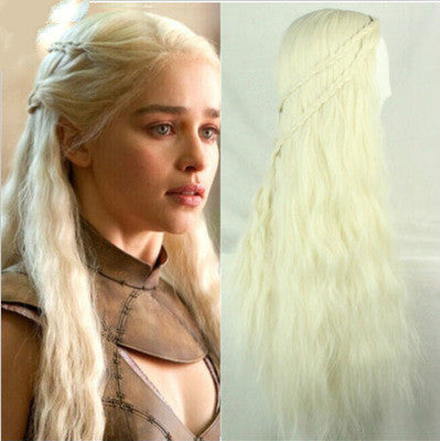 Game of Thrones cosplay wig with long, flowing hair for costume styling