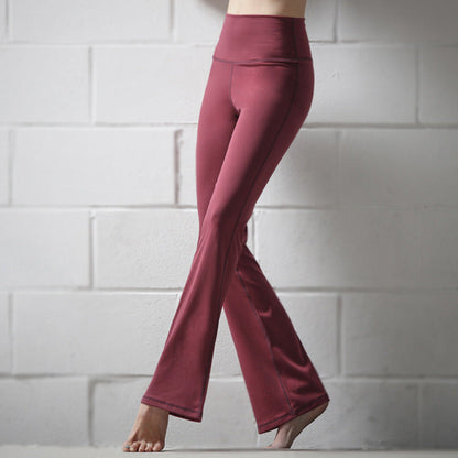 Yoga trumpet pants in a flared silhouette for flexible movement