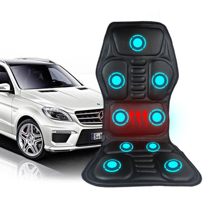 Cervical spine, neck, and waist car massager by My Store in black ergonomic design