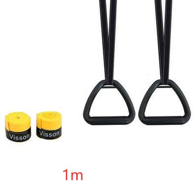 Ring fitness home hoop, black circular exercise equipment for at-home workouts