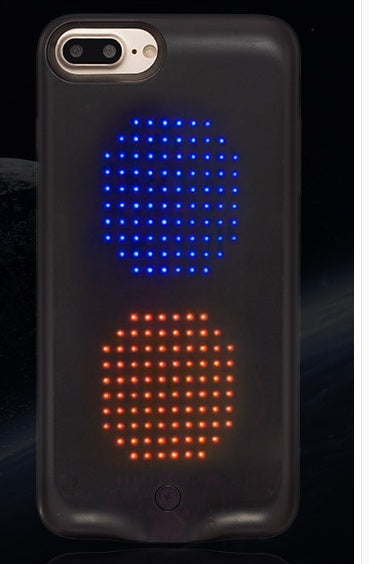 LED phone case with illuminated edge detail for smartphone protection