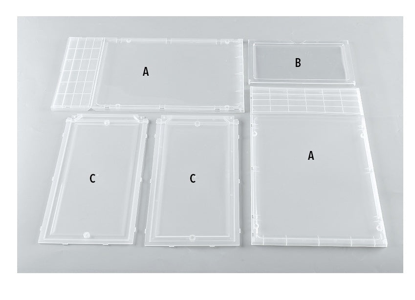 Sneaker storage box shoe cabinet with transparent doors for organizing footwear