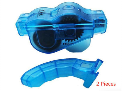 Bicycle maintenance chain cleaner tool for cleaning and maintaining bike chains