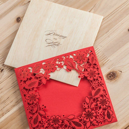 Personalized custom invitation card with elegant design and customizable details
