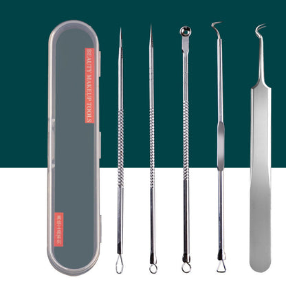 Beauty needle set with assorted fine needles for detailed cosmetic and skincare applications