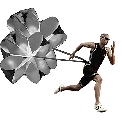 Running speed training 56-inch parachute resistance trainer for sprint workouts