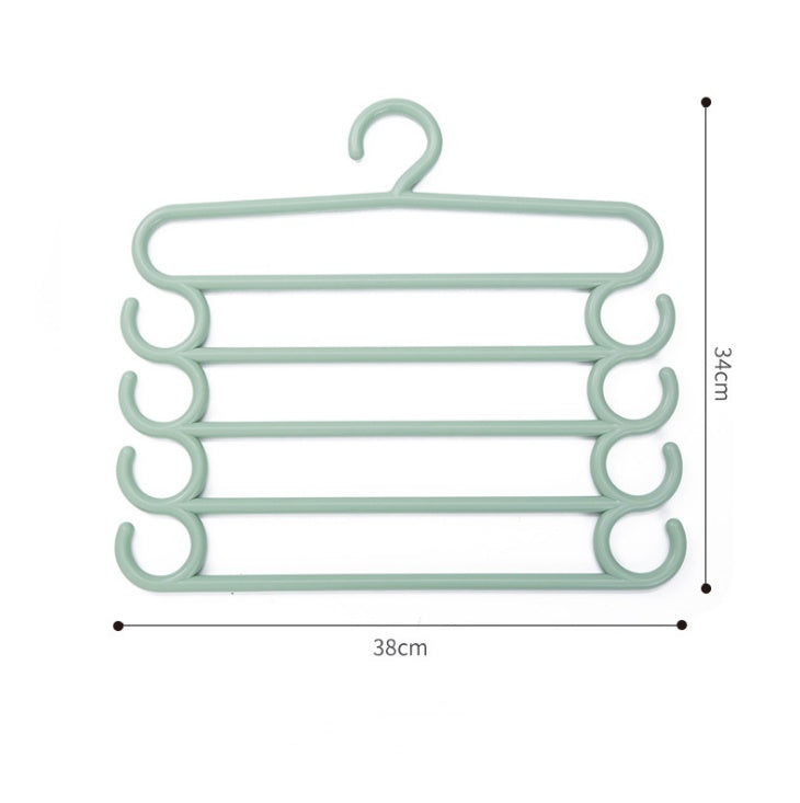 Stainless steel multi-layer pants hanger and trousers storage rack for wardrobe closet organization