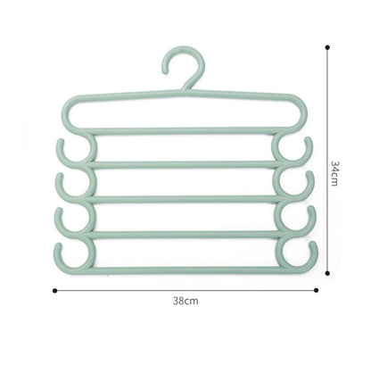 Stainless steel multi-layer pants hanger and trousers storage rack for wardrobe closet organization