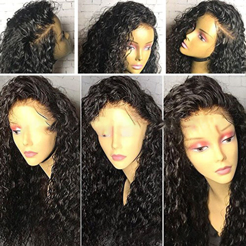 Medium length wig by My Store shown in a natural style.