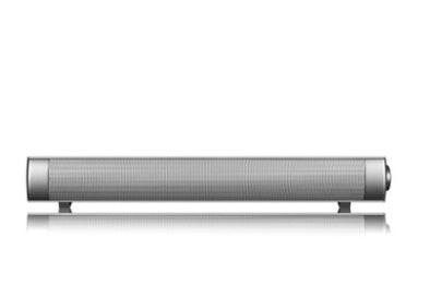 Echo wall sound bar, a sleek horizontal speaker mounted on a wall for home audio.