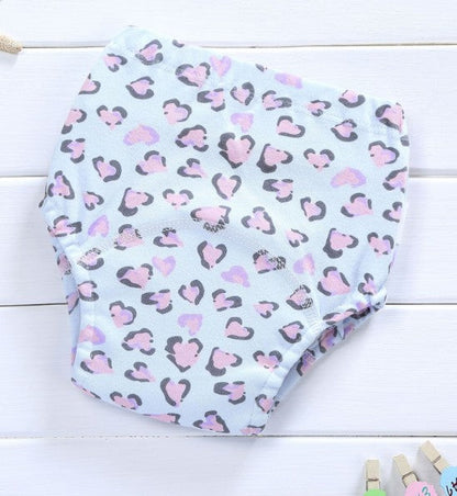 Baby absorbent underwear, soft reusable diaper-style briefs for infants