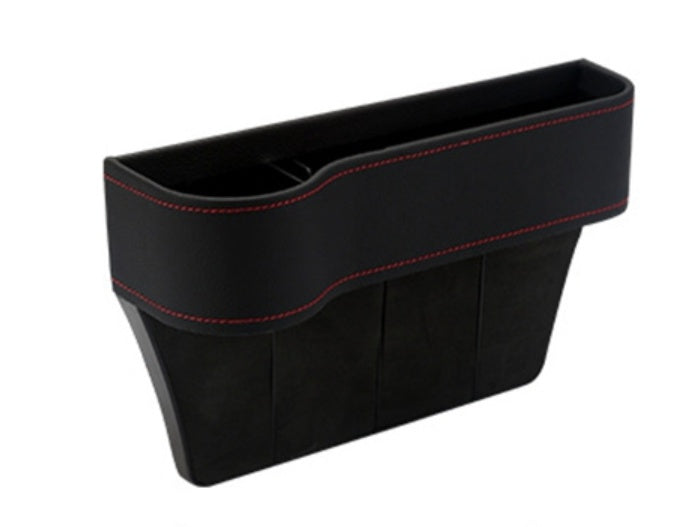 PU leather storage box with a sleek rectangular design and hinged lid