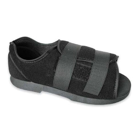 Soft Touch Post Op Shoe for men in small size, foot care by BACKUPMYFILESNOW®, designed for comfort and recovery.
