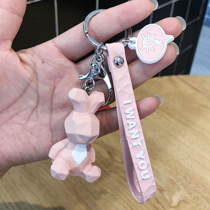Cute dinosaur keychain key ring in a playful fashion design from My Store